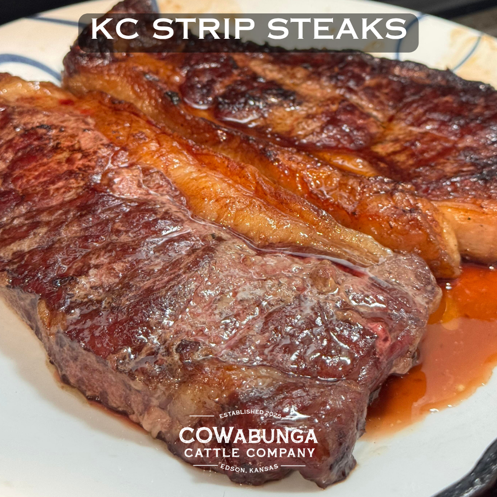 Prime KC Strip Steaks (2 per pack)